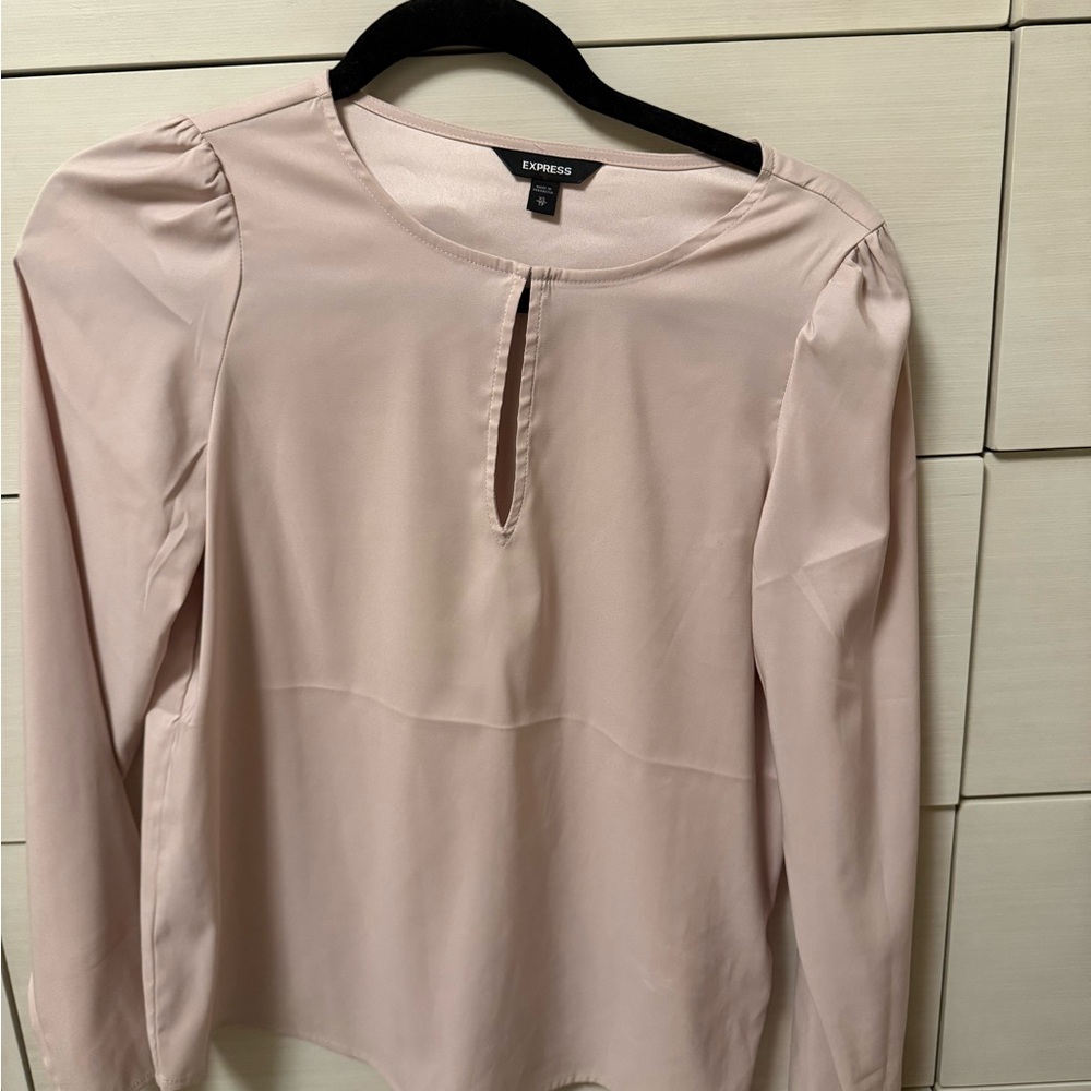 Pink Long Sleeve Women's Top